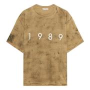 1989 Studio Kortärmad rund hals T-shirt Brown, Herr