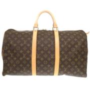 Louis Vuitton Vintage Pre-owned Tyg louis-vuitton-vskor Brown, Herr