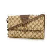 Gucci Vintage Pre-owned Tyg gucci-vskor Beige, Dam