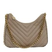 Stella McCartney Pre-owned Pre-owned Mocka axelremsvskor Beige, Dam