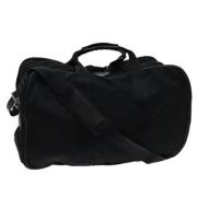 Prada Vintage Pre-owned Nylon handvskor Black, Dam