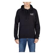 Emporio Armani EA7 Herr Sweatshirt Höst/Vinter Kollektion Black, Herr