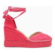 Castañer Höga Espadrillos Sandaler Pink, Dam