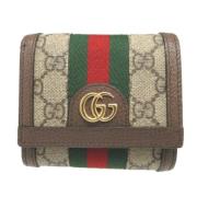 Gucci Vintage Pre-owned Laeder plnbcker Beige, Dam