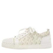 Christian Louboutin Pre-owned Pre-owned Laeder sneakers White, Herr