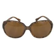 Dolce & Gabbana Pre-owned Pre-owned Plast solglasgon Brown, Dam