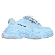 Balenciaga Vintage Pre-owned Polyester sneakers Blue, Dam