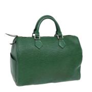 Louis Vuitton Vintage Pre-owned Laeder handvskor Green, Dam