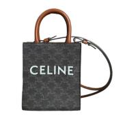 Celine Vintage Pre-owned Belagd canvas celine-vskor Black, Dam