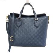 Gucci Vintage Pre-owned Laeder gucci-vskor Blue, Dam