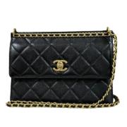 Chanel Vintage Pre-owned Laeder chanel-vskor Black, Dam