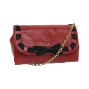 Chanel Vintage Pre-owned Laeder chanel-vskor Red, Dam