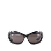 Balenciaga Svarta Acetat Solglasögon Black, Unisex