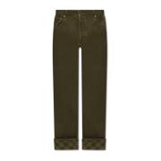 Burberry Jeans med upprullade ben Green, Herr