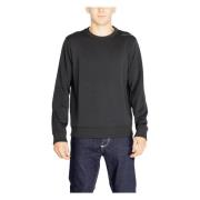 Calvin Klein Svart Rund Hals Sweatshirt för Män Black, Herr