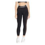 Calvin Klein Svarta Slip-on Leggings Black, Dam