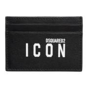 Dsquared2 Enkel Kreditkortshållare med Logotyp Black, Herr