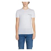 Emporio Armani Bomull Crew Neck T-Shirt Höst/Vinter White, Herr