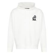 Emporio Armani Bomullsblandning Hoodie White, Herr