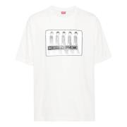 Kenzo Klassisk affärs T-shirt White, Herr