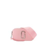 Marc Jacobs Rosa Saffiano Läder Crossbody Väska Pink, Dam