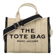 Marc Jacobs Jacquard Toteväska Warm Sand Beige, Dam