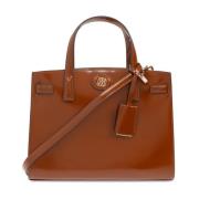 Tory Burch Handväska Robinson Liten Brown, Dam