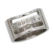 Gucci Vintage Pre-owned Silver ringar Gray, Dam