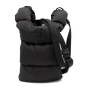 Moncler Pre-owned Pre-owned Tyg axelremsvskor Black, Dam