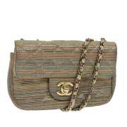 Chanel Vintage Pre-owned Belagd canvas chanel-vskor Multicolor, Dam