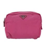 Prada Vintage Pre-owned Tyg kuvertvskor Pink, Dam