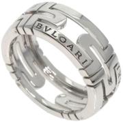 Bvlgari Vintage Pre-owned Vitt guld ringar Gray, Dam