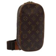 Louis Vuitton Vintage Pre-owned Canvas louis-vuitton-vskor Brown, Dam