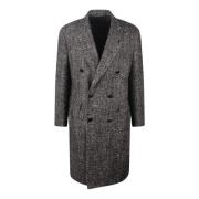 Tagliatore Tweed Coat Gray, Herr