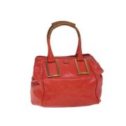 Chloé Pre-owned Pre-owned Laeder handvskor Red, Dam