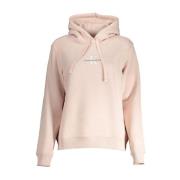 Calvin Klein Rosa Huva i bomull med broderi Pink, Dam