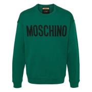 Moschino Grön Klassisk Logotröja Green, Herr