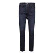 Tom Ford Klassiska Denim Jeans för vardagsbruk Blue, Herr