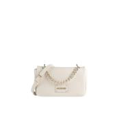 Love Moschino Stilig PU-väska White, Dam