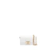 Love Moschino Saffiano Läder Plånbok White, Dam