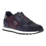 Baldinini Trainers in blue and grey suede and fabric Multicolor, Herr