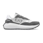 Emporio Armani EA7 Sportskor med logotyp Gray, Dam