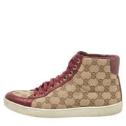 Gucci Vintage Pre-owned Canvas sneakers Brown, Dam