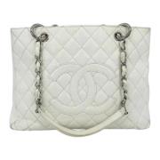 Chanel Vintage Pre-owned Laeder chanel-vskor White, Dam