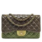 Chanel Vintage Pre-owned Laeder chanel-vskor Green, Dam