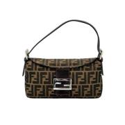 Fendi Vintage Pre-owned Canvas fendi-vskor Brown, Dam