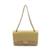 Chanel Vintage Pre-owned Tyg chanel-vskor Beige, Dam