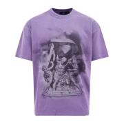 Represent Vintage Bomull T-shirt med Tryck Purple, Herr