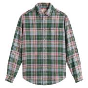 Portuguese Flannel Grön Olissipo Skjorta med Långa ärmar Multicolor, H...