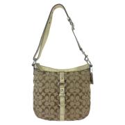 Coach Pre-owned Pre-owned Canvas axelremsvskor Beige, Dam